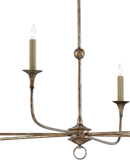 Nottaway Large Bronze Chandelier