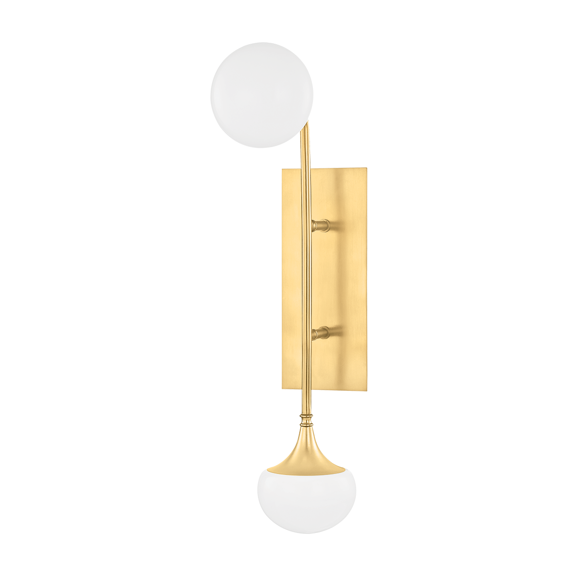 Fleming Wall Sconce with Aged Brass Finish