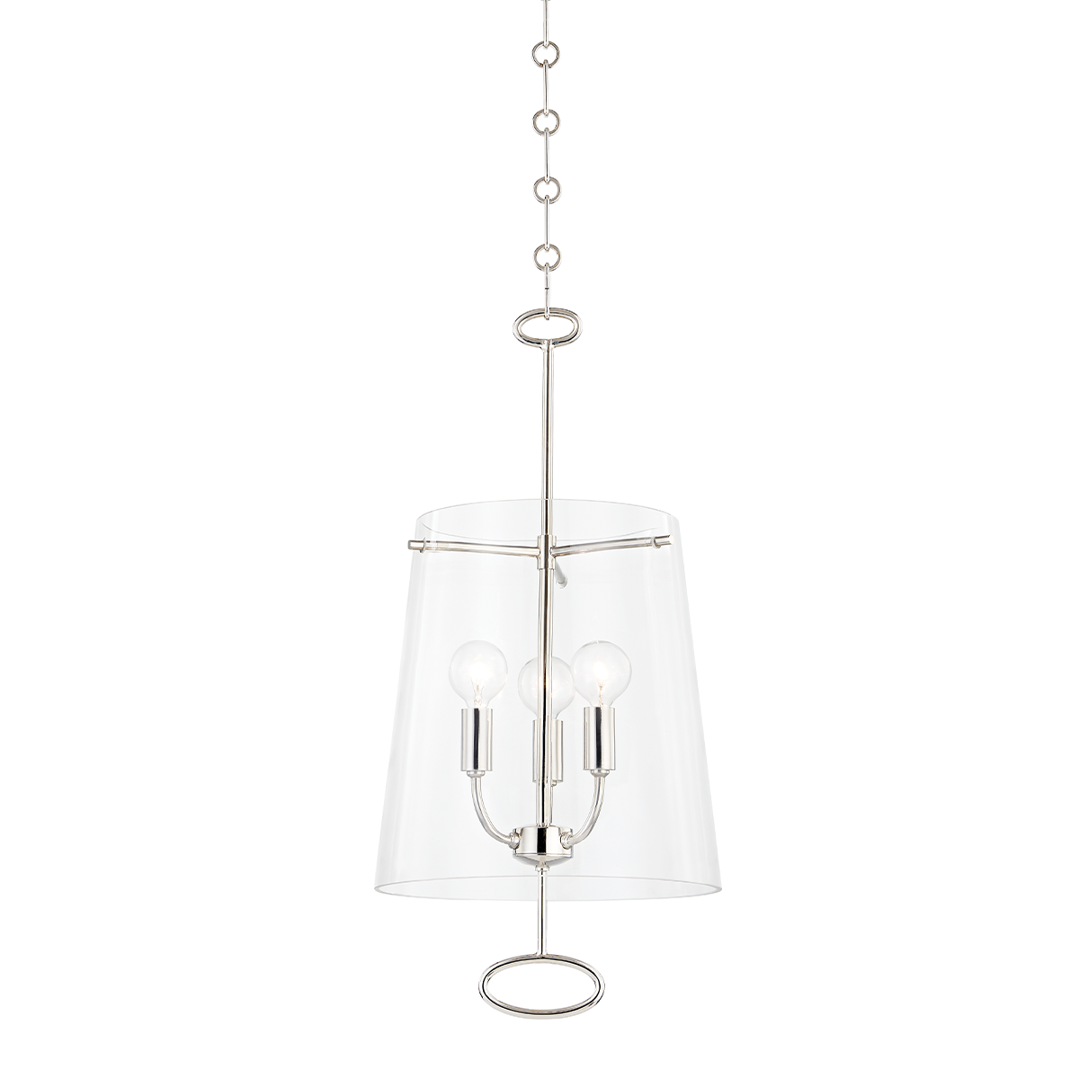 James Pendant with Polished Nickel Finish