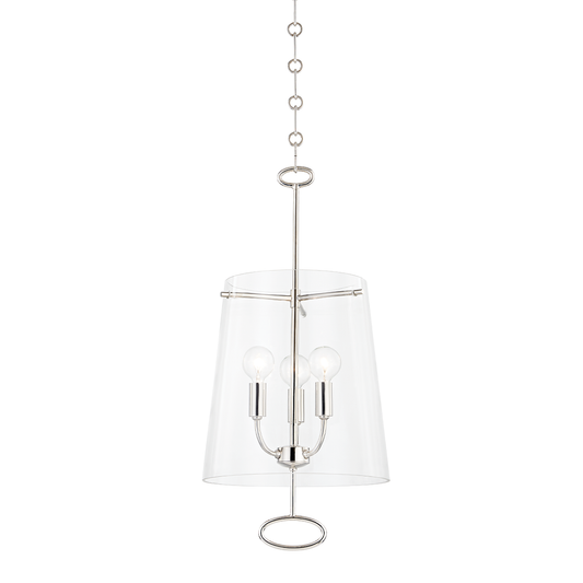 James Pendant with Polished Nickel Finish