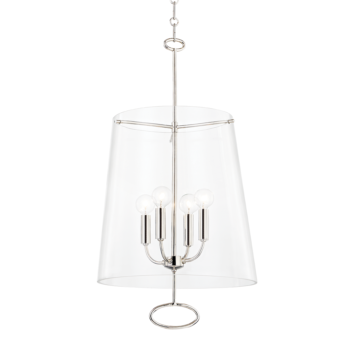 James Pendant with Polished Nickel Finish