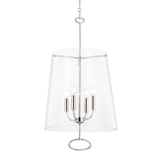 James Pendant with Polished Nickel Finish