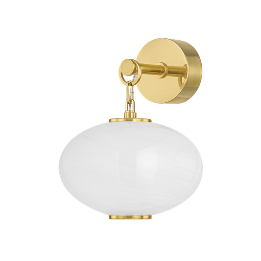 NEPHELE Wall Sconce In VINTAGE POLISHED BRASS Finish