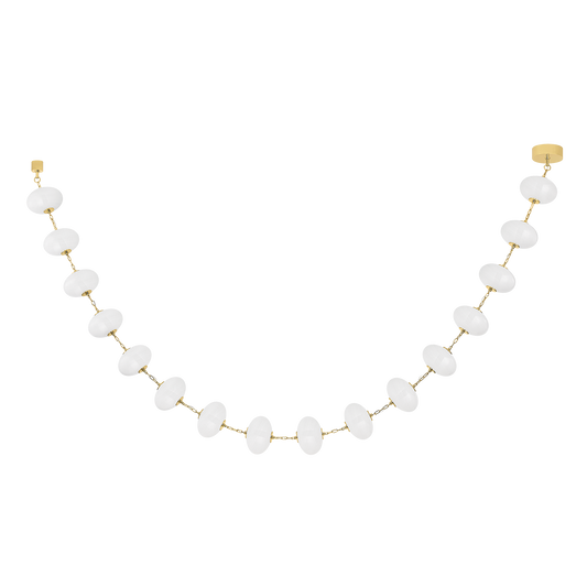 NEPHELE Chandelier In VINTAGE POLISHED BRASS Finish