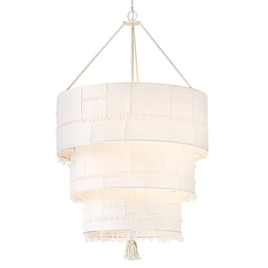 Baya Double XL Multi Tier Chandelier In White Finish