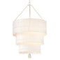 Baya Double XL Multi Tier Chandelier In White Finish