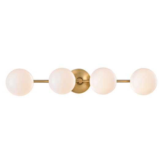 Fleming Bath and Vanity with Aged Brass Finish