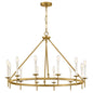 Copley Large Ring Chandelier In Light Brass Finish
