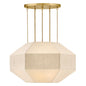 Lyla Medium Convertible Chandelier In Light Brass Finish