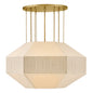 Lyla Medium Convertible Chandelier In Light Brass Finish