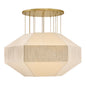 Lyla Large Convertible Chandelier In Light Brass Finish