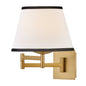 Sonia Medium Task Light Sconce In Light Brass Finish