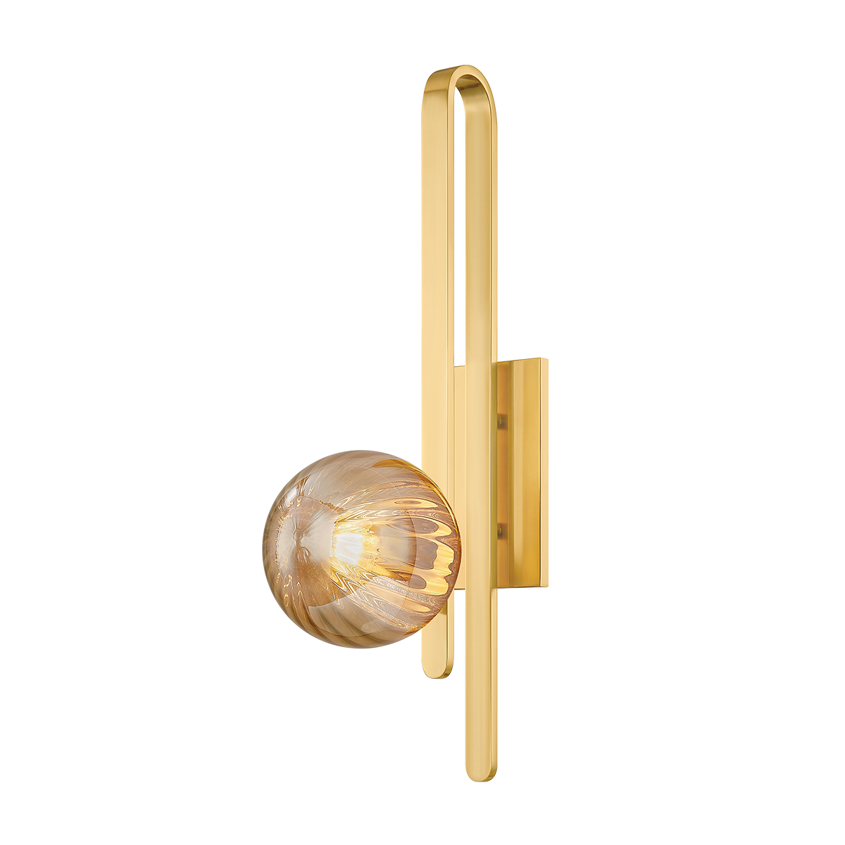CRONUS Wall Sconce In VINTAGE POLISHED BRASS Finish