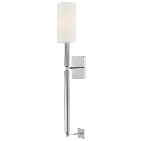 Anika Large Single Light Sconce In Chrome Finish