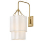 Gwen Large Single Light Sconce In Light Brass Finish