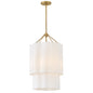 Gwen Large Pendant In Light Brass Finish