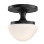Knox Extra Small Semi-Flush Mount In Black Finish