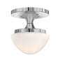 Knox Extra Small Semi-Flush Mount In Chrome Finish