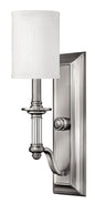 Sussex Medium Single Light Sconce In Brushed Nickel Finish