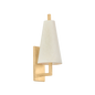 TIRANA Wall Sconce In Vintage Gold Leaf Finish