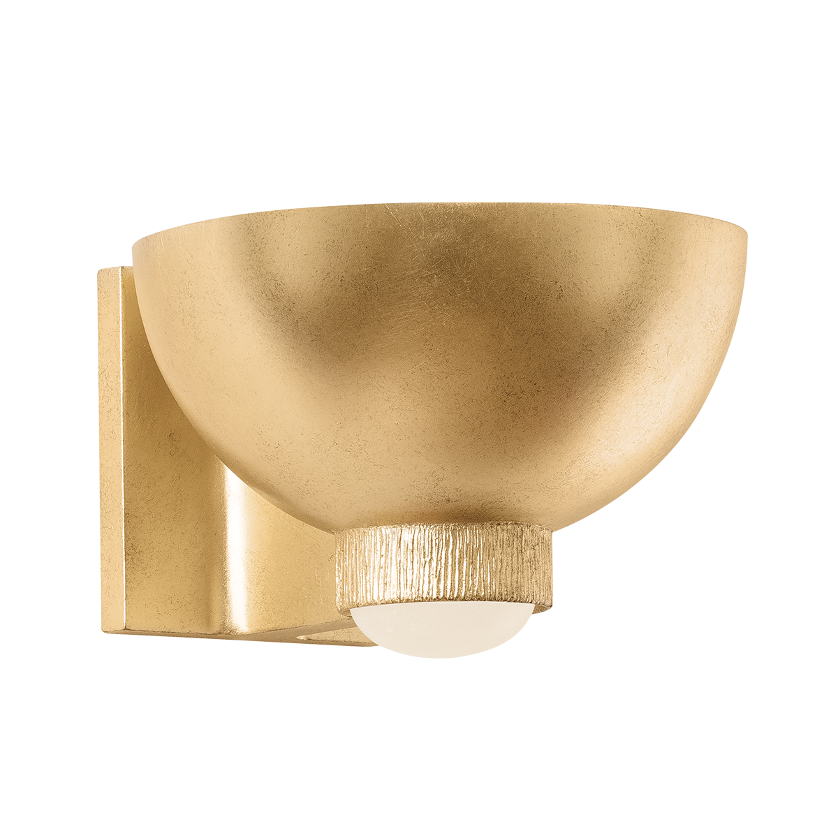 FAIRVIEW Wall Sconce with Vintage Gold Leaf Finish