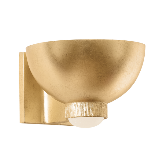 FAIRVIEW Wall Sconce with Vintage Gold Leaf Finish