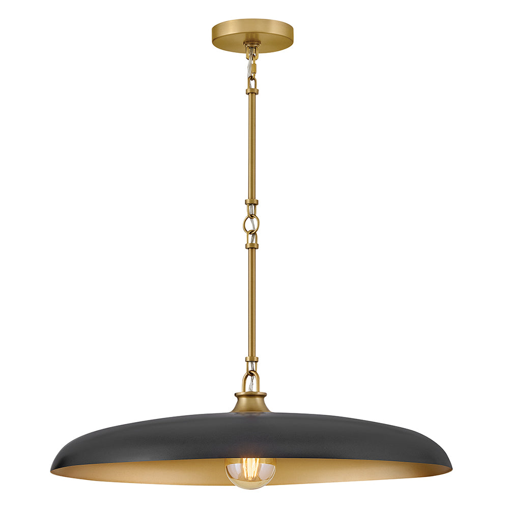 Sadie Medium Dome Chandelier In Light Brass Finish