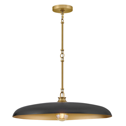Sadie Medium Dome Chandelier In Light Brass Finish