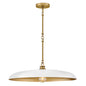 Sadie Medium Dome Chandelier In Light Brass Finish