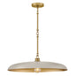 Sadie Medium Dome Chandelier In Light Brass Finish