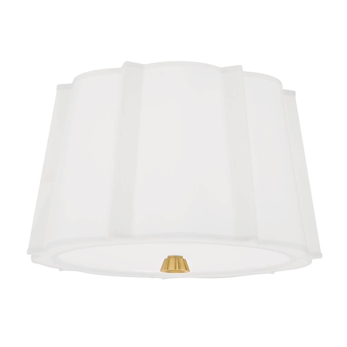 Humphrey Flush Mount with Aged Brass Finish