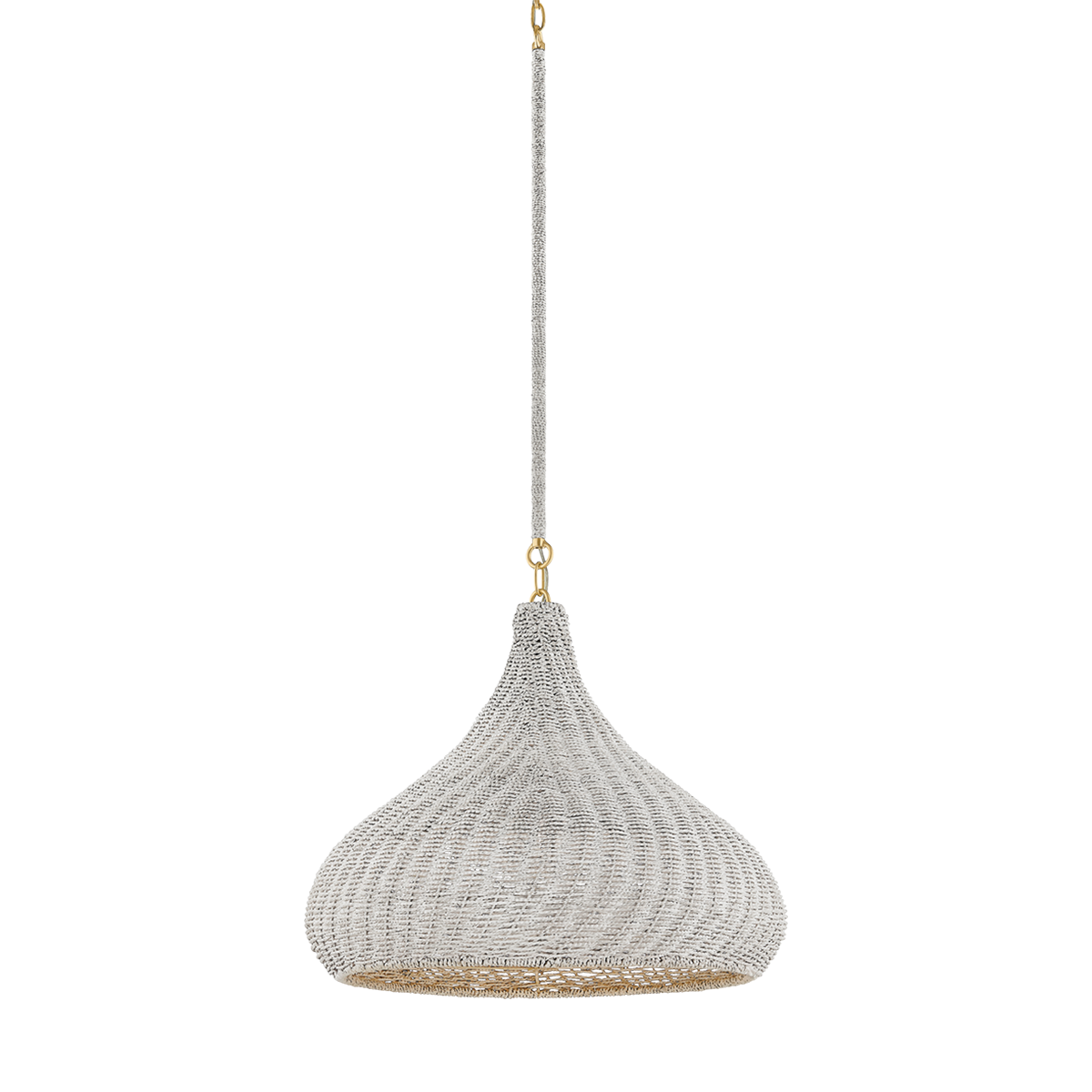HAMPSTEAD Pendant with AGED BRASS Finish