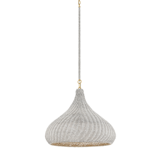 HAMPSTEAD Pendant with AGED BRASS Finish