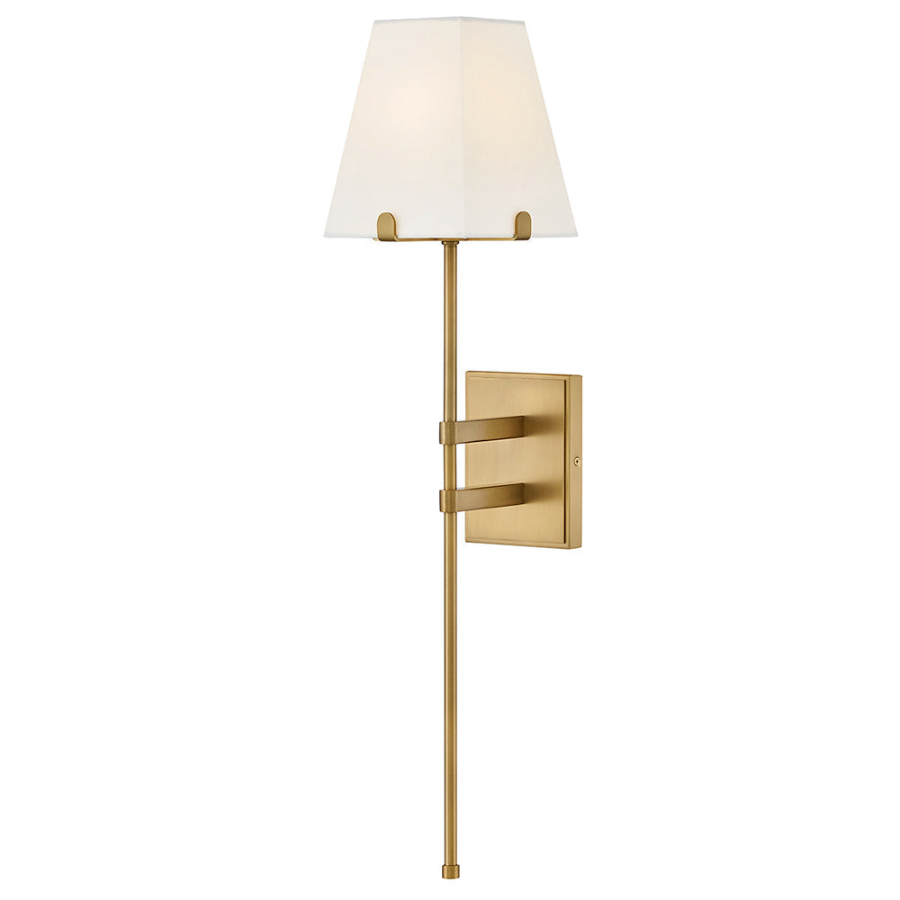 Benton Large Single Light Sconce In Light Brass Finish