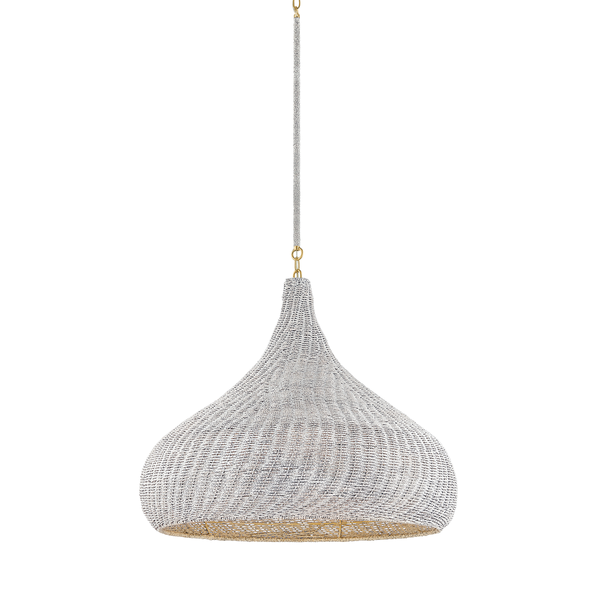 HAMPSTEAD Pendant with AGED BRASS Finish