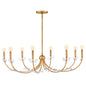 Aliso Large Chandelier In Gold Finish