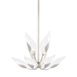 Blossom Chandelier with Silver Leaf Finish