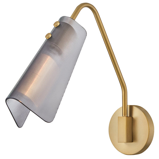 Altman Medium Single Light Sconce In Light Brass Finish