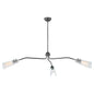 Altman Extra Large Low Profile Chandelier In Black Finish