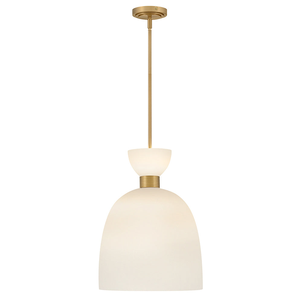 Tallulah Medium Pendant In Light Brass Finish