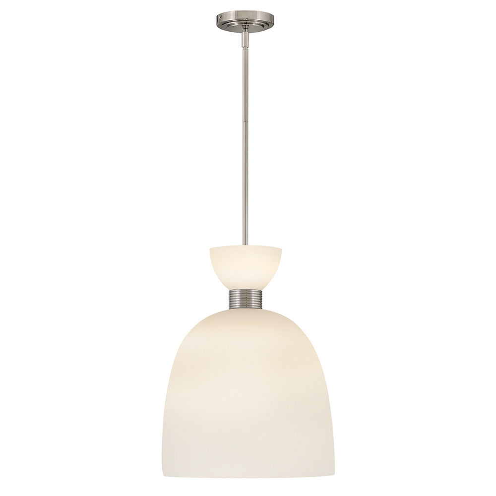 Tallulah Medium Pendant In Polished Nickel Finish