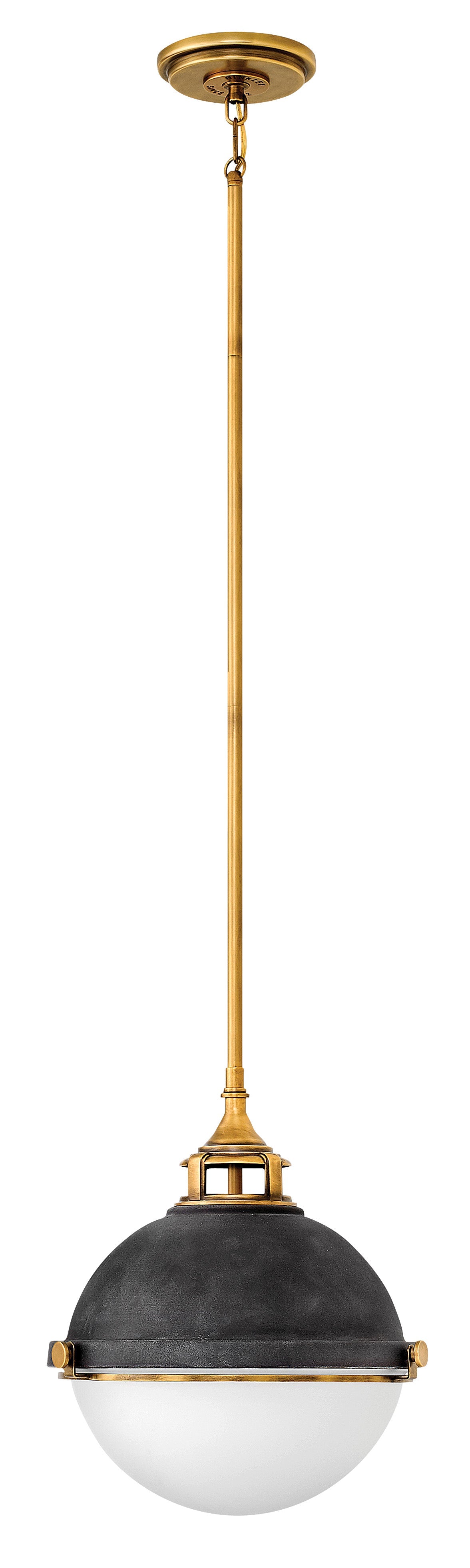 Fletcher Medium Pendant In Black Finish