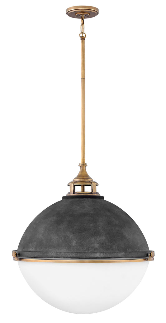 Fletcher Small Orb Chandelier In Black Finish