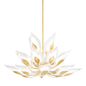 Blossom Chandelier with Gold Leaf Finish