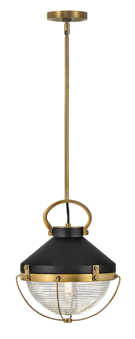 Crew Medium Pendant In Light Brass Finish