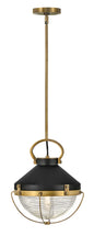 Crew Medium Pendant In Light Brass Finish