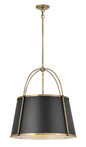 Clarke Medium Drum Chandelier In Gold Finish