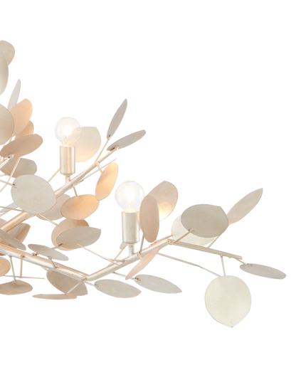 Lunaria Silver Oval Chandelier