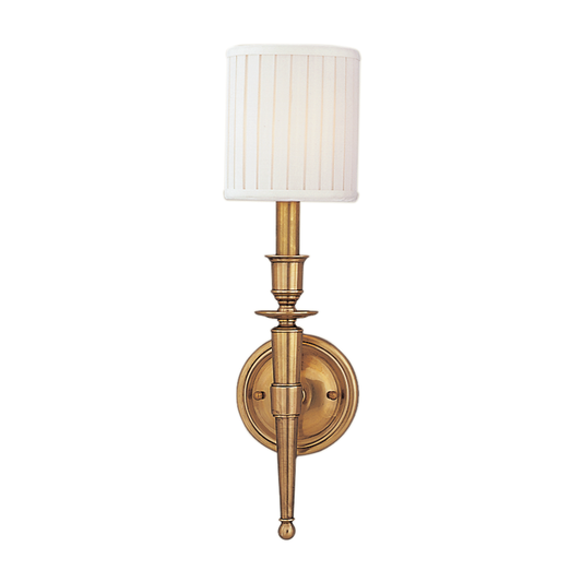 Abington Wall Sconce with Aged Brass Finish