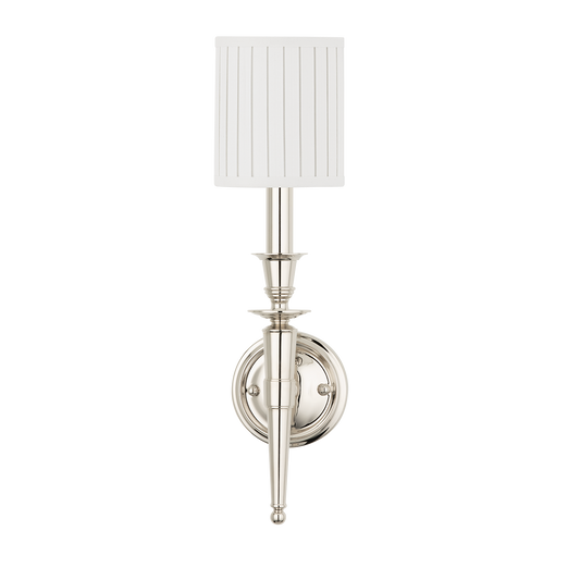 Abington Wall Sconce with Polished Nickel Finish